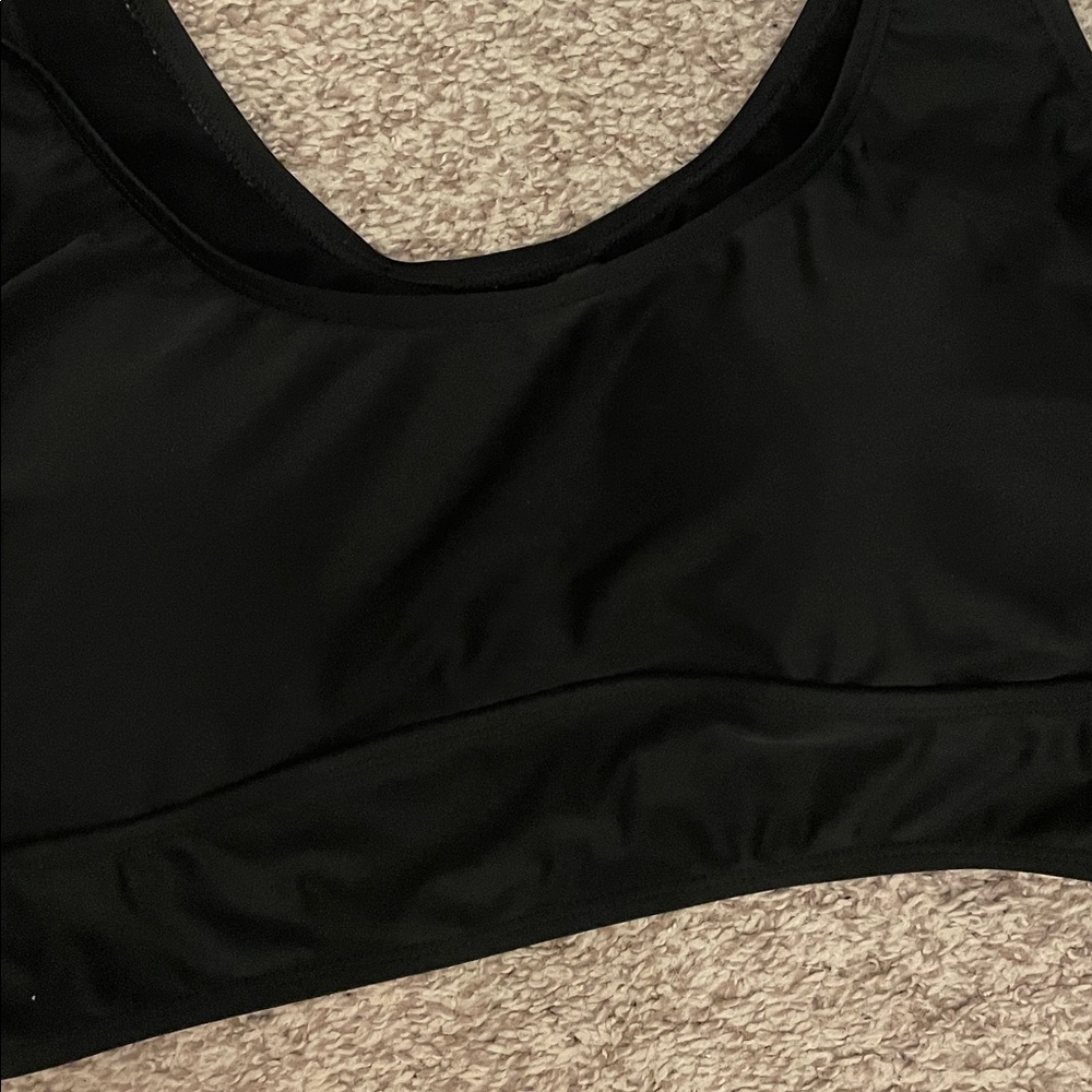 Torrid black wireless scoop bikini top size 1x - Picture 3 of 6